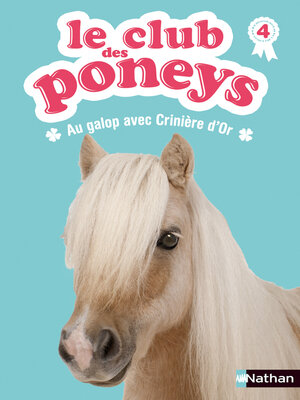 cover image of premier galop avec criniere d'or!